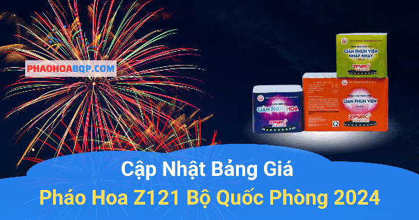 Bảng giá các loại pháo hoa bộ quốc phòng